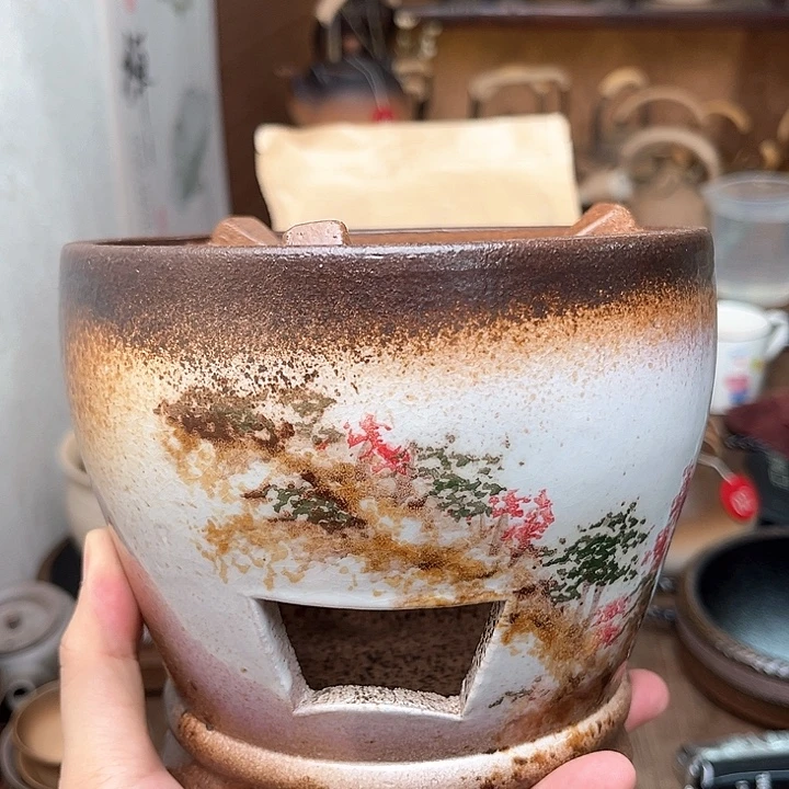 珊瑚花炭炉一个。。。。。。