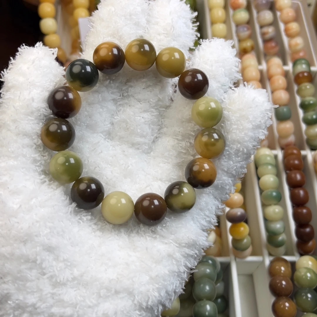 菩提根/象牙果手串敦煌皮蛋14.5