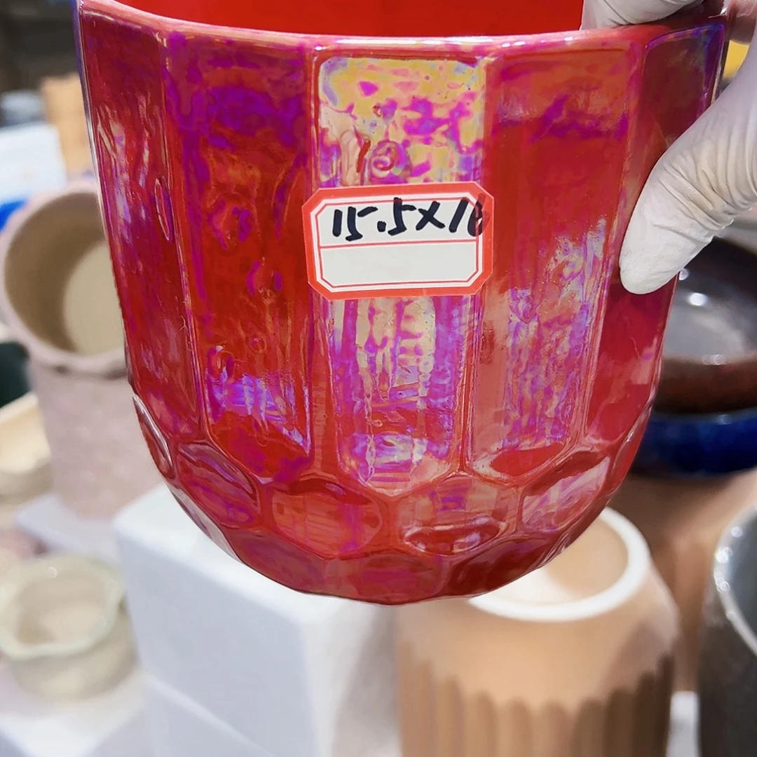 有孔，外贸尾单陶瓷花盆凑单10米包邮