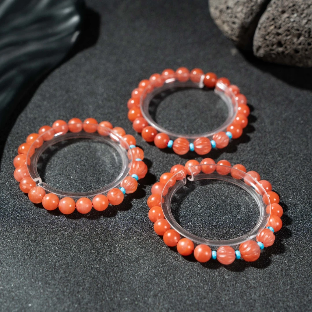 8mm保山南红DIY手串/980956088【多样发其一】