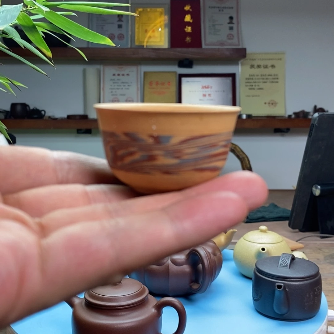 【闪购商品】茶壶段泥绞泥主人杯:30CC:半手