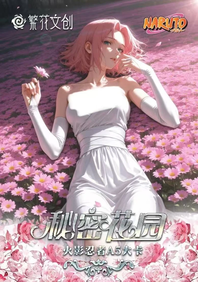 【转盘】繁花文创秘密花园 火影忍者A5大卡