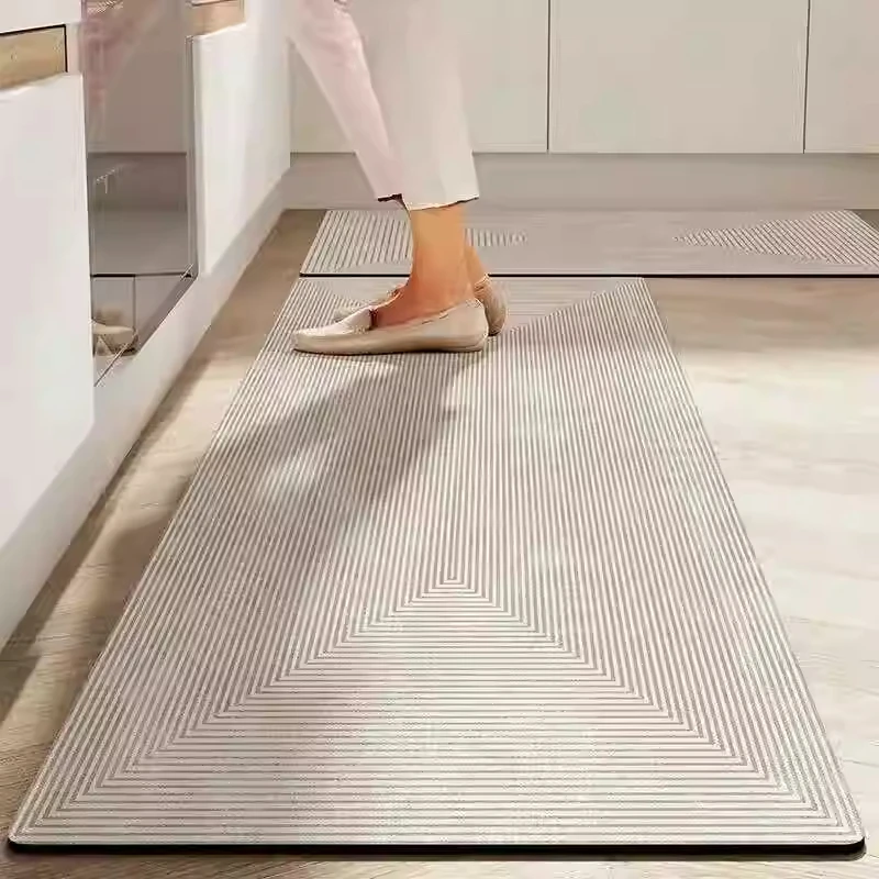 厨房地垫硅藻泥地毯防滑防油可擦免洗加长条耐脏吸水脚垫子厚家用