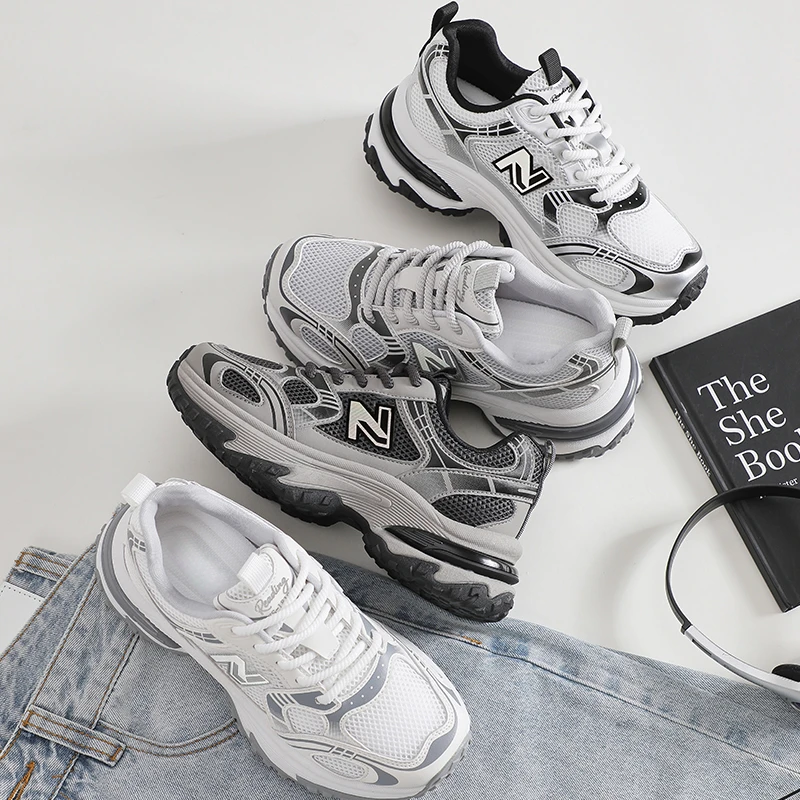 NEW BOLUNE/新百伦秋季1819保暖厚网男女百搭复古时尚潮流运动鞋