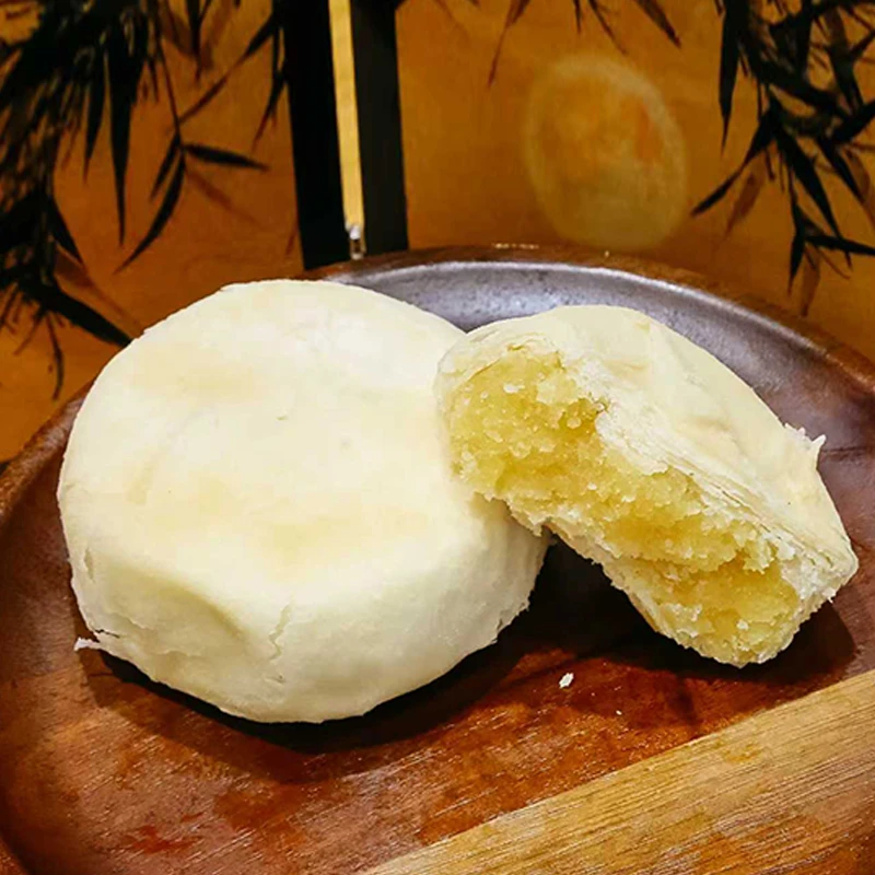 奶香椰蓉口味纯手工苏式酥皮月饼大姚家邳州老月饼