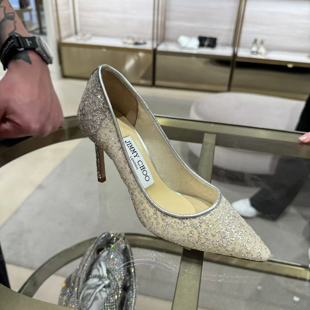 全新未使用 JIMMY CHOO/吉米周 /周仰杰/XIAOYU/高跟鞋