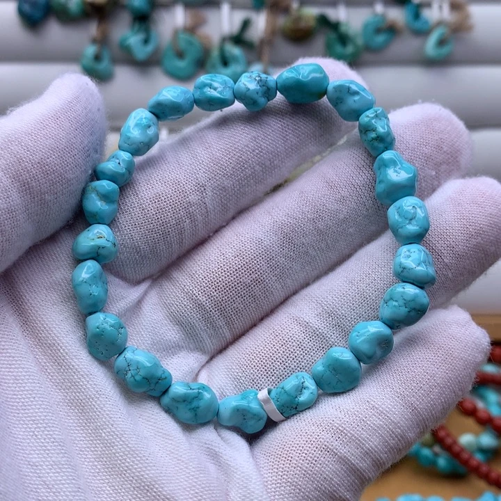 Y***绿松石未镶嵌原矿