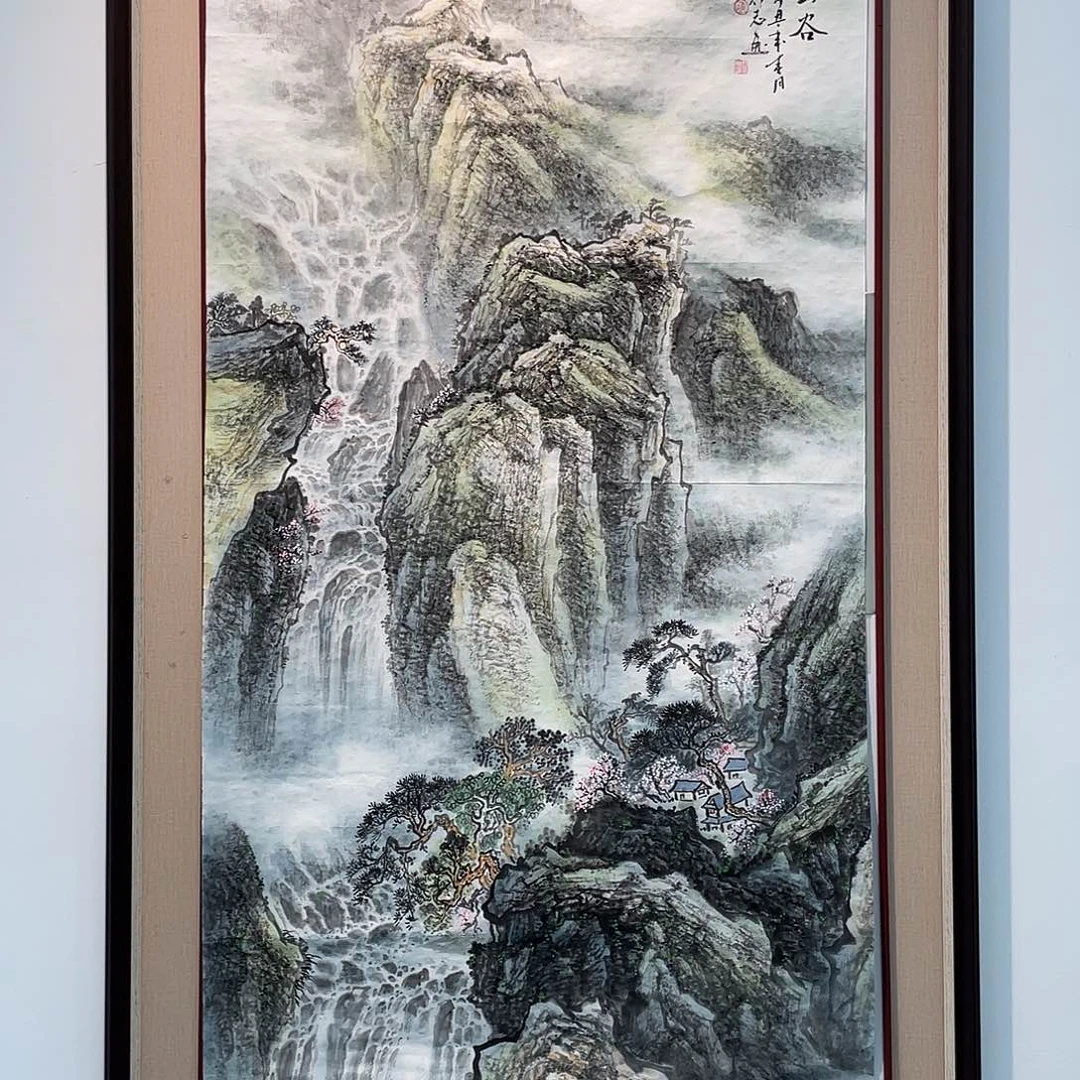 国画凌行志手绘作品