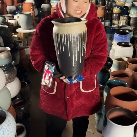 口20高33一个盆子。