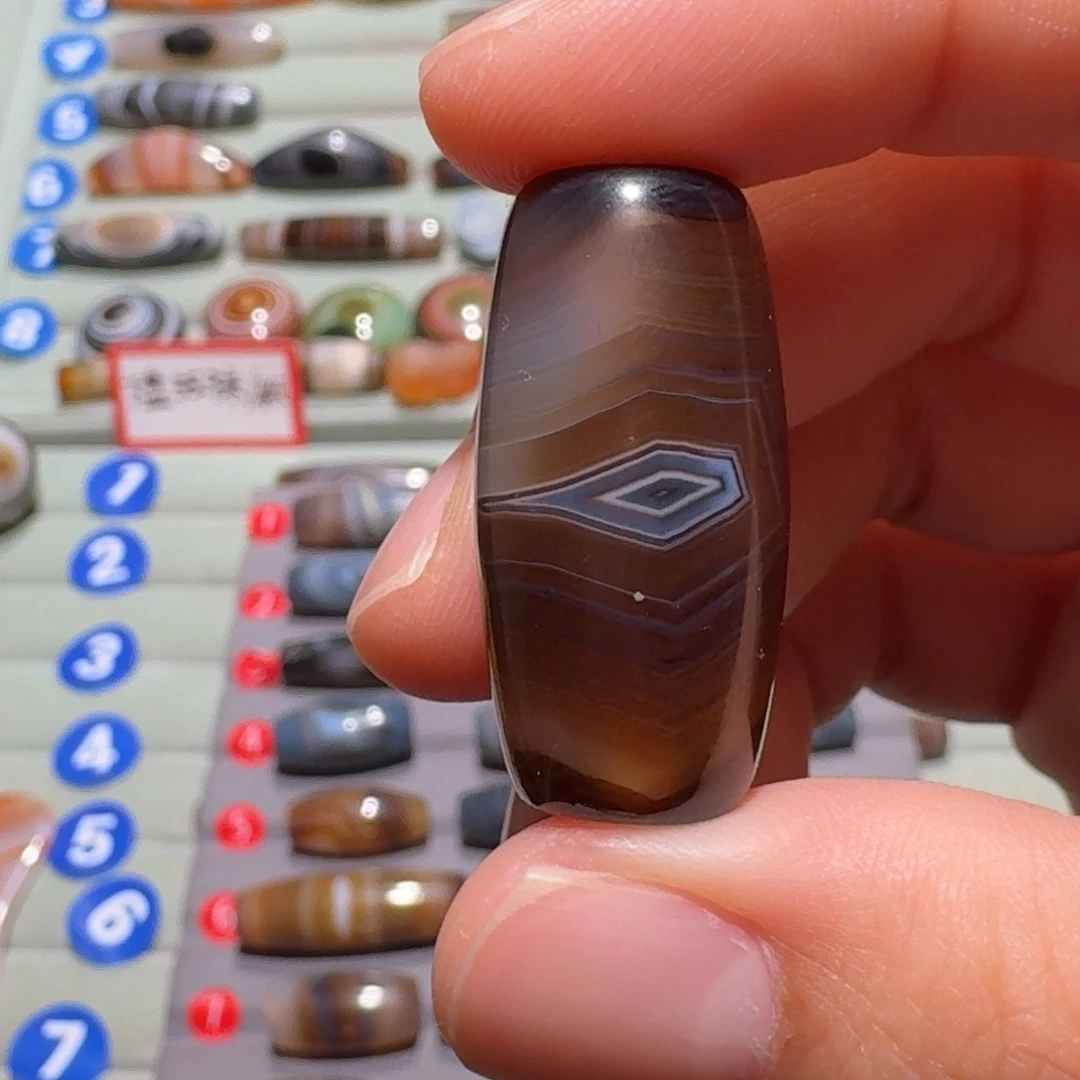 熊***重玛瑙/玉髓未镶嵌珠宝半成品