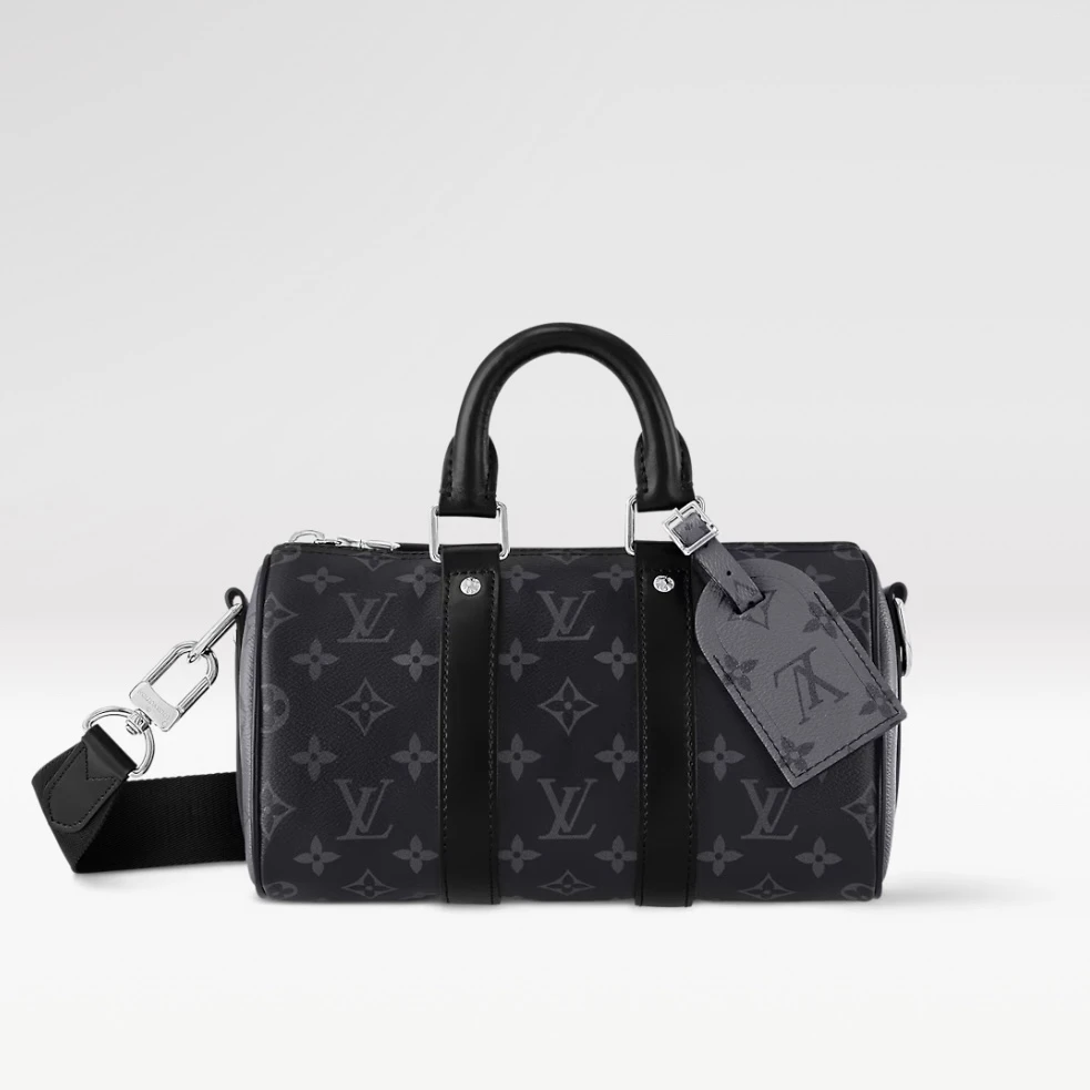 未使用 LouisVuitton/路易威登 keepall25金属件单肩斜挎手提包