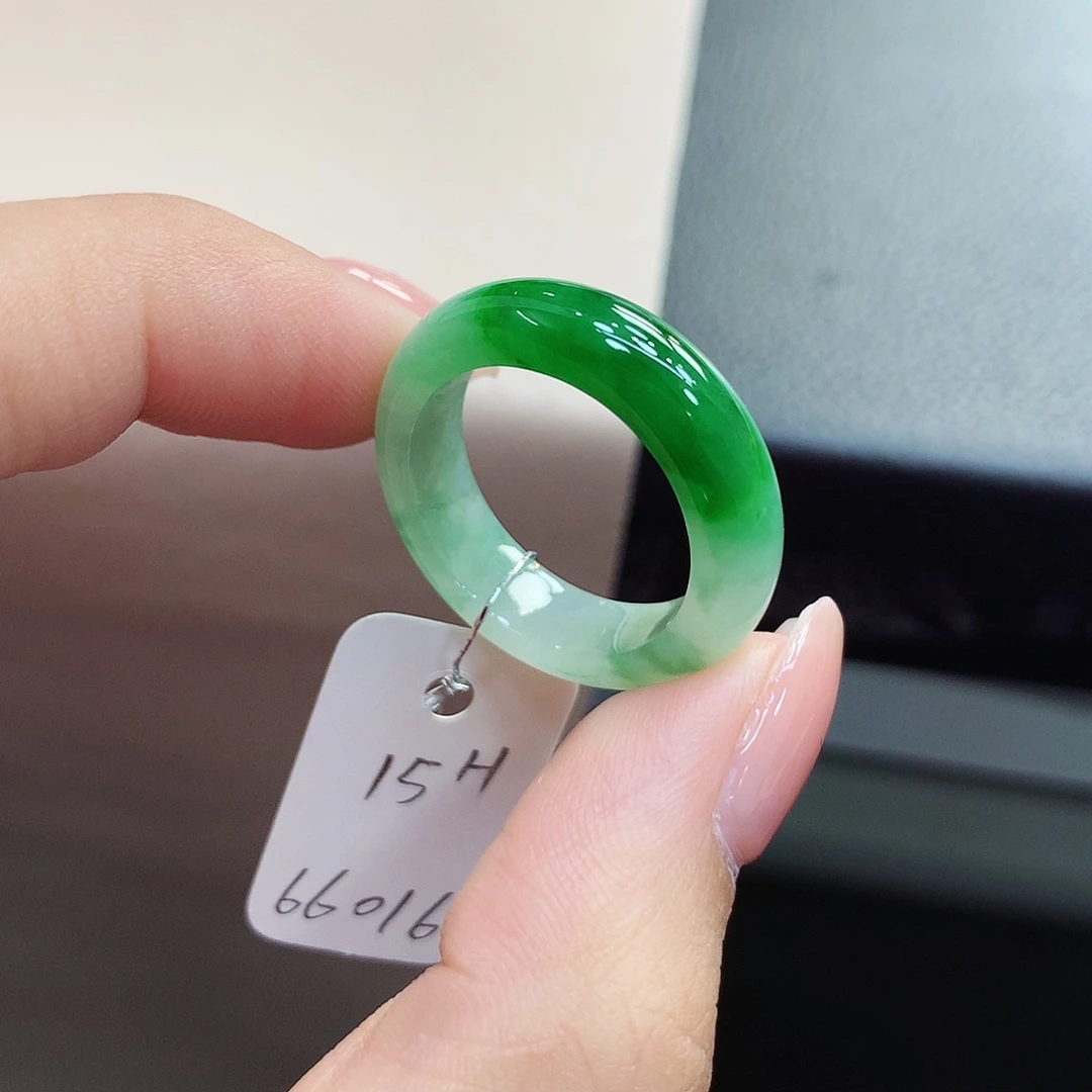 未镶嵌戒指翡翠15号