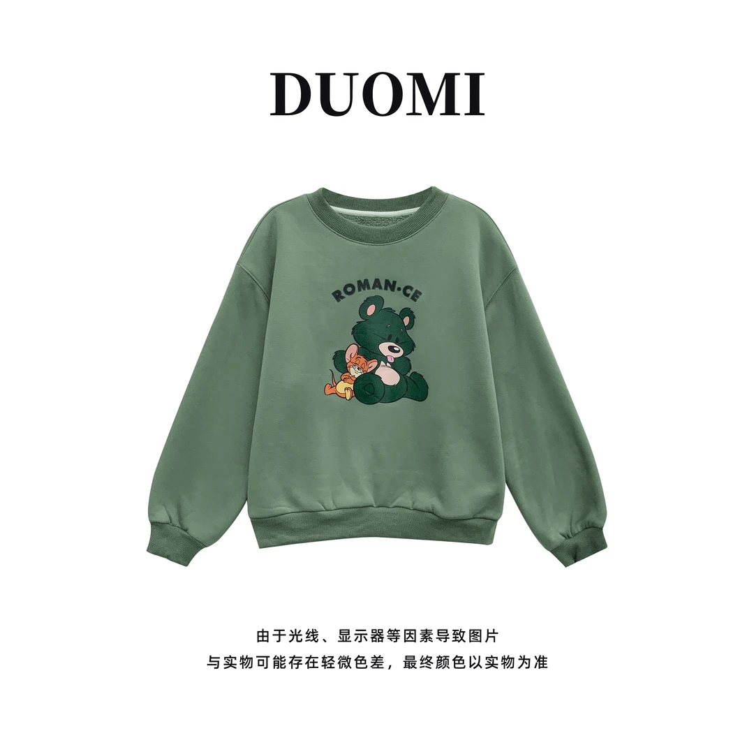 【DUOMI】新款时尚休闲韩版印花卫衣D3261