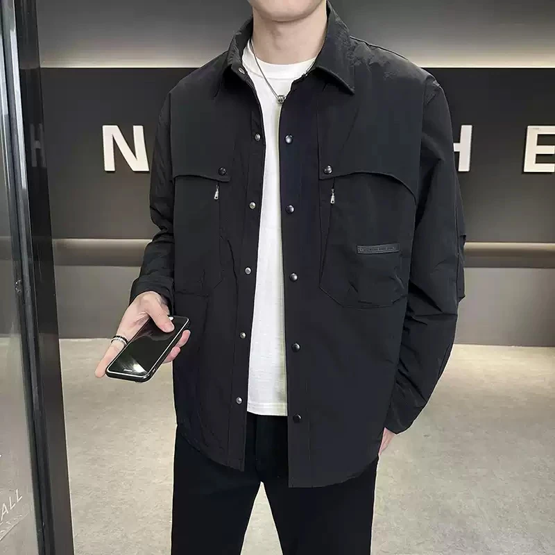 9911 帅气夹克男韩版立领2025春秋季新款时尚潮流短款外套