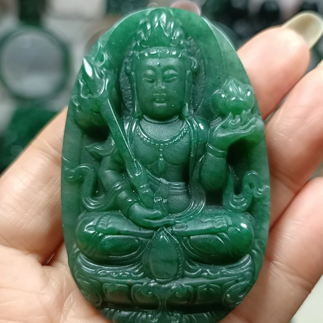 独山玉未镶嵌虚空藏菩萨