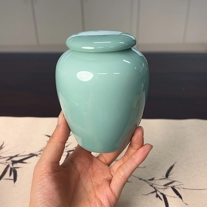龙泉云间青瓷小米茶器