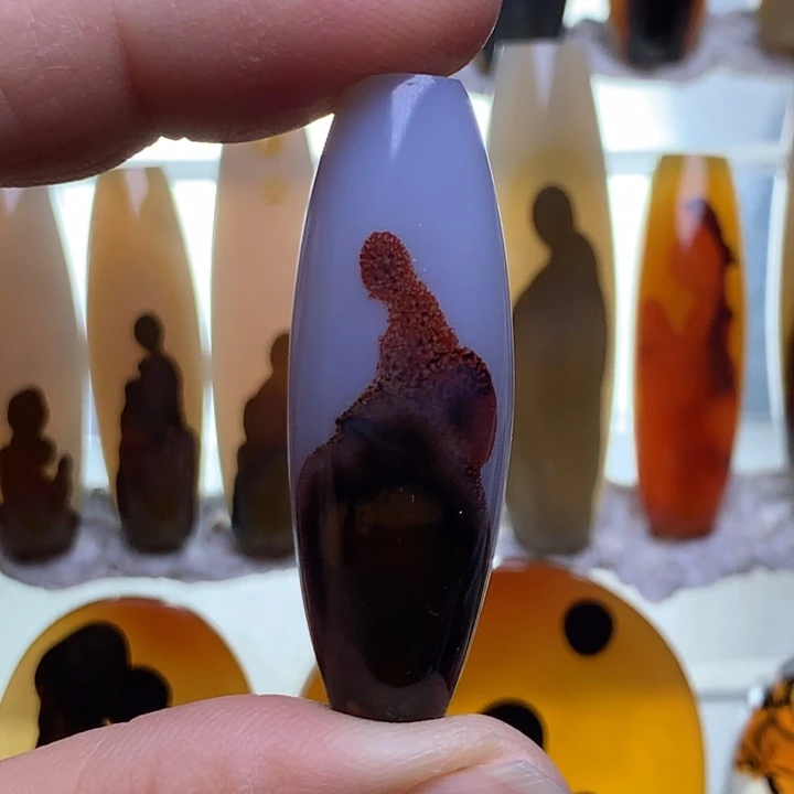 玛瑙/玉髓颈饰未镶嵌13