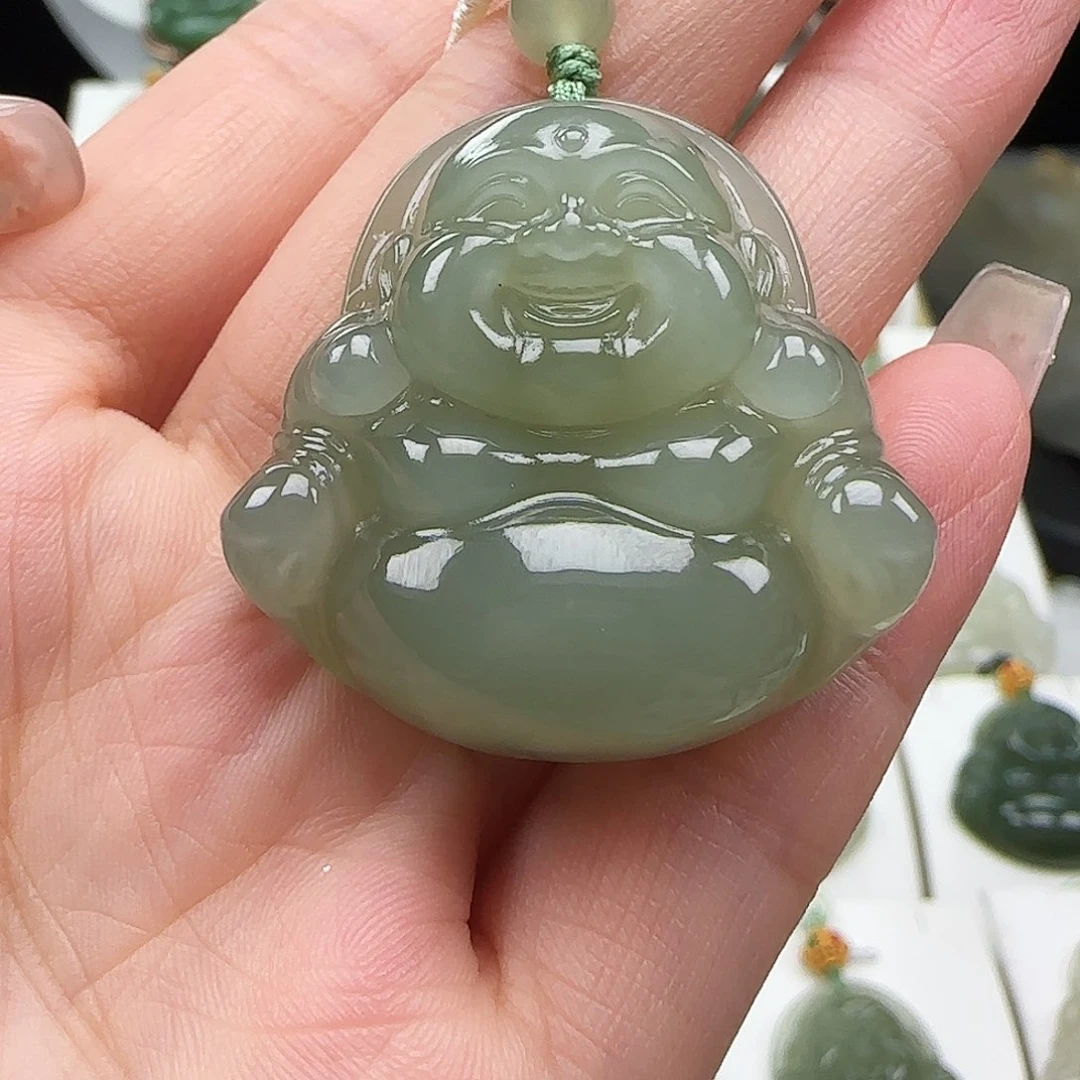 和田玉未镶嵌颈饰35