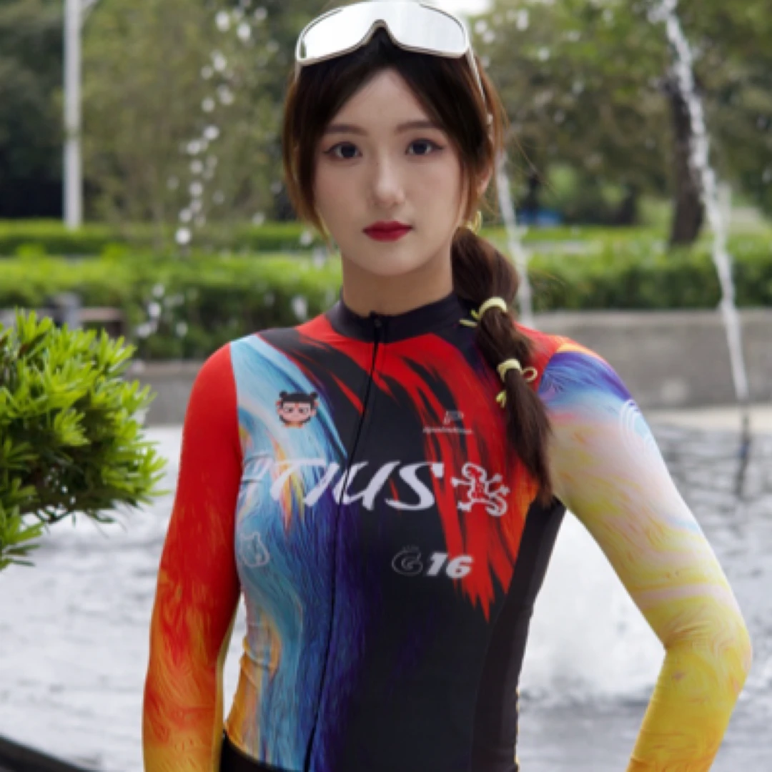 夏季新款棉纱网面骑行服