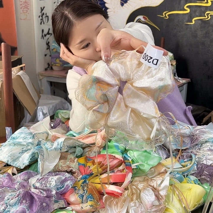 惜***200蕾丝发圈不退不换