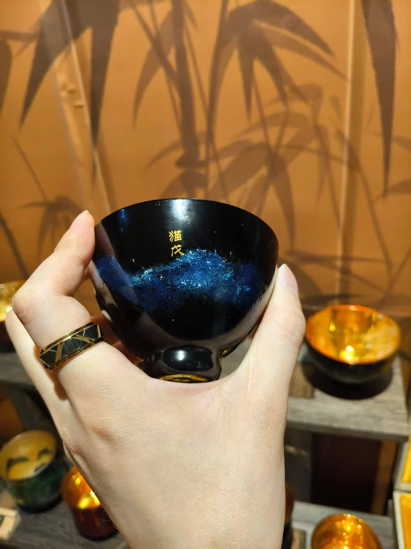 水晶大漆星空主人杯