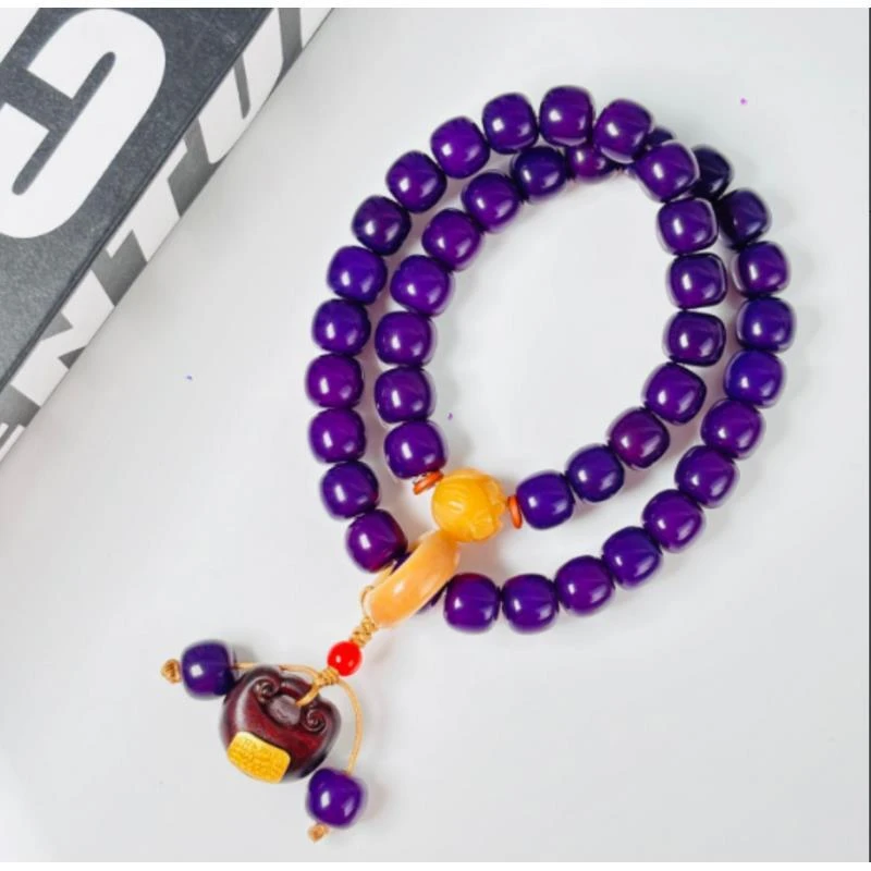 A183-紫气东来菩提0.8双圈设计款吊坠