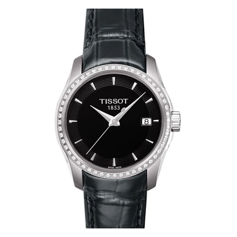 99新 Tissot/天梭 未使用库图系列女表/K-T035.210.66.051.00