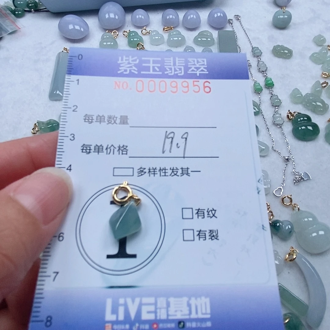 翡翠未镶嵌颈饰婷**?冰透随行