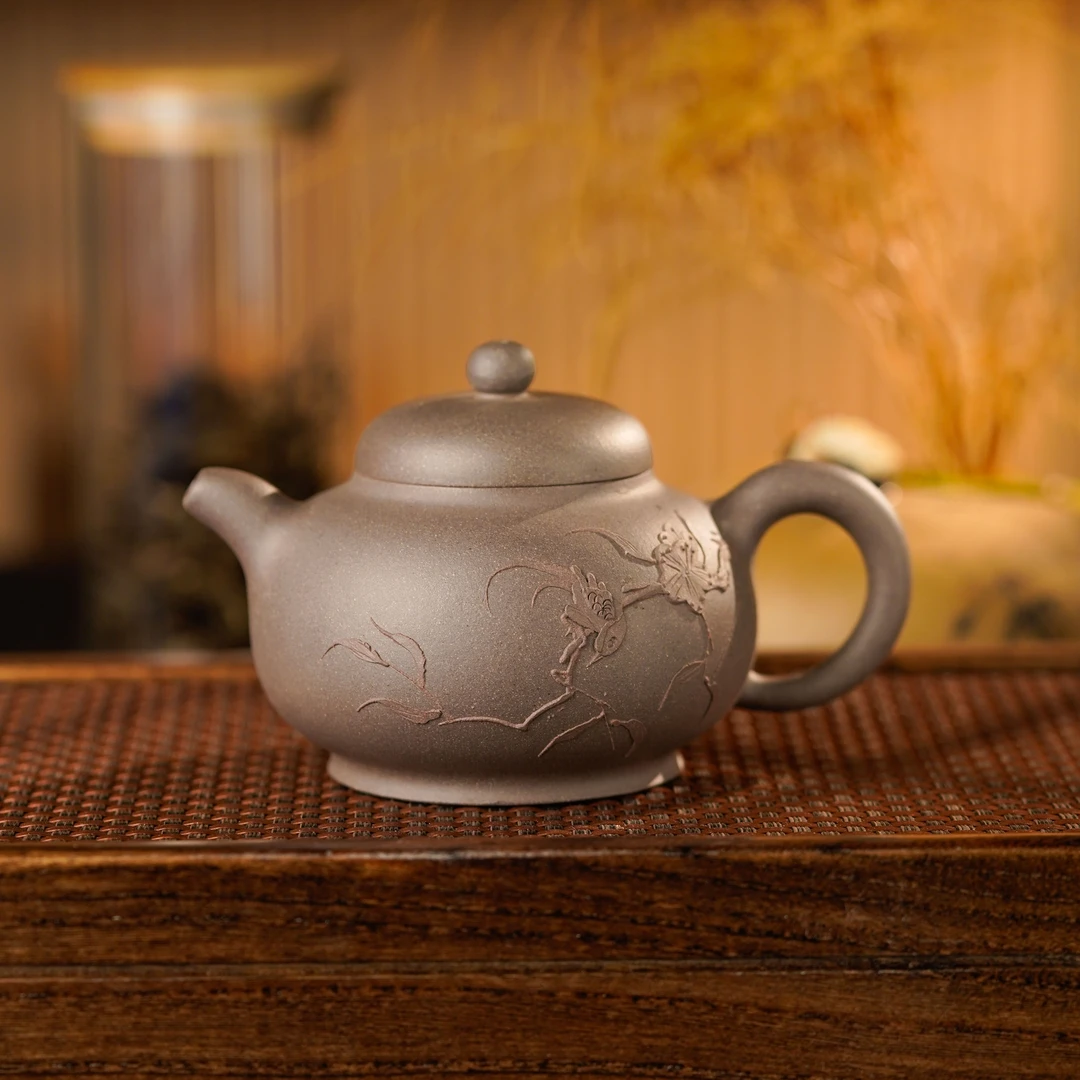 GS3-009   宜兴手工紫砂   含苞