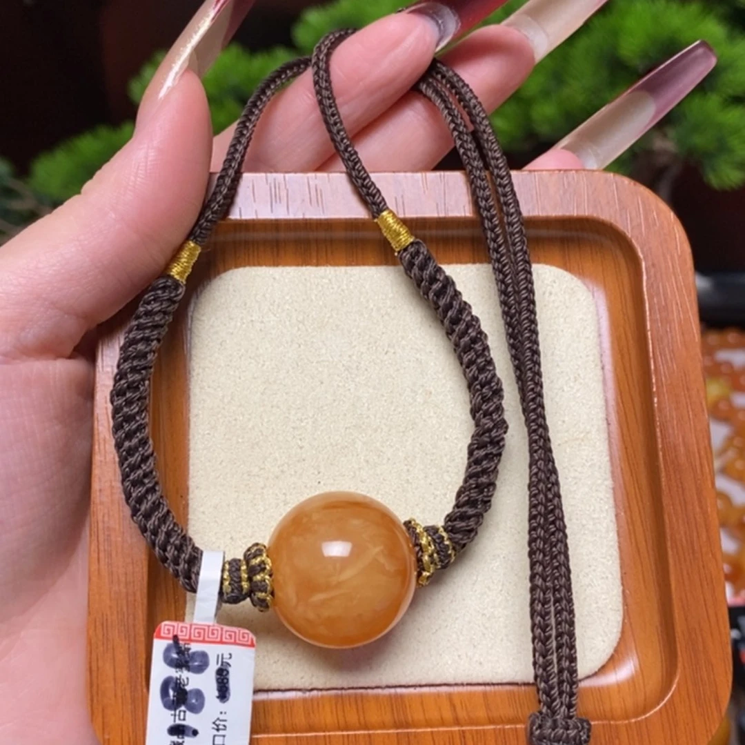 【闪购商品】蜜蜡颈饰未镶嵌项链