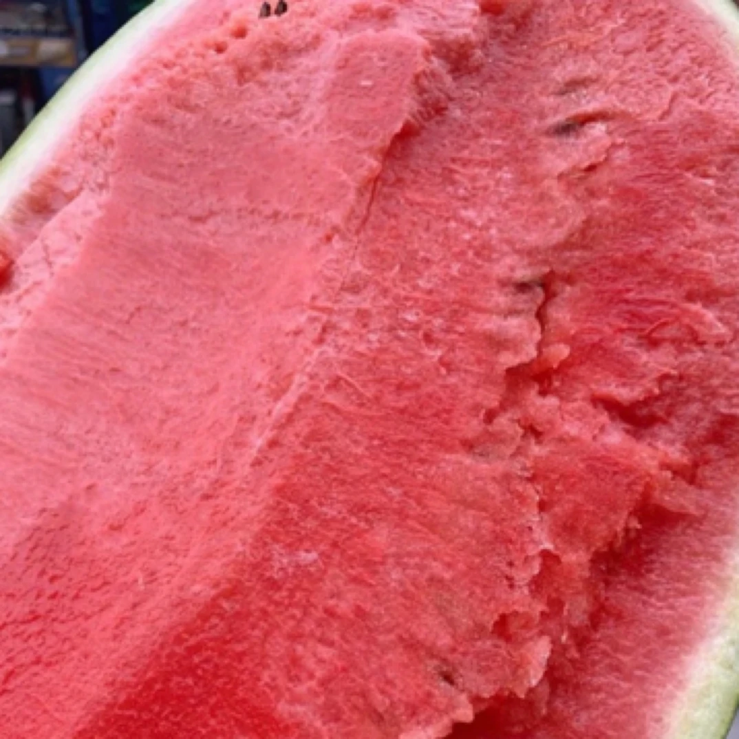 硒砂瓜西瓜石头缝里长出的西瓜口感@酥甜整个吃不了可以来半个哦甘肃省