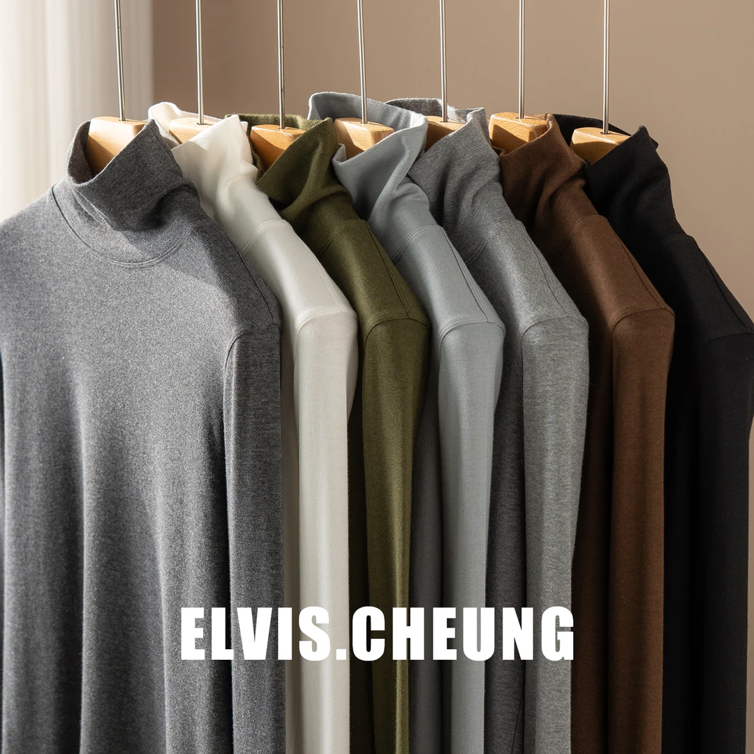 ELVIS.CHEUNGx NOTAVOICE合作款百搭多色高领打底衫