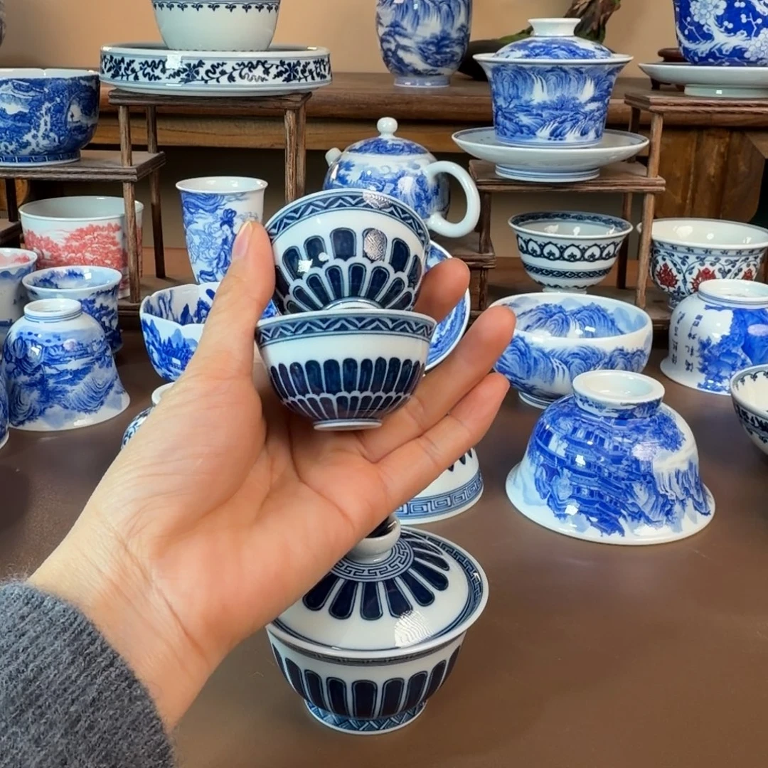 羊***头景德镇陶瓷手工手绘