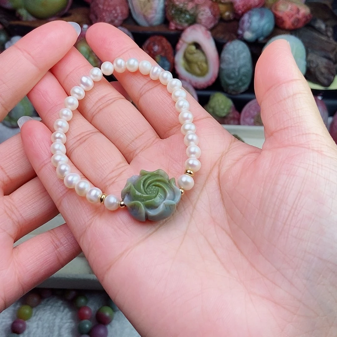 合金石英质玉（盐源）珠宝半成品