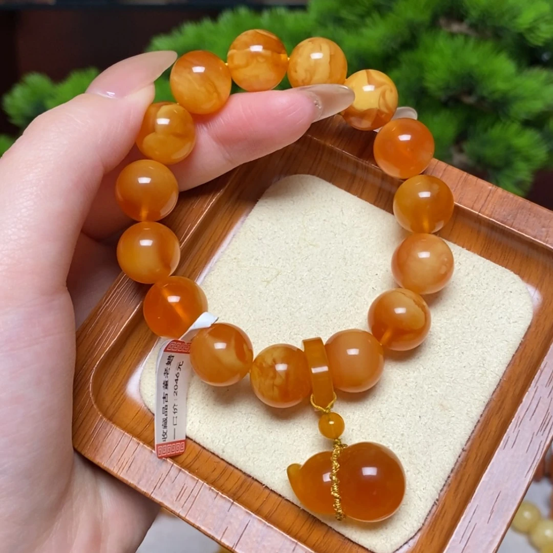 【闪购商品】未镶嵌蜜蜡手链手串