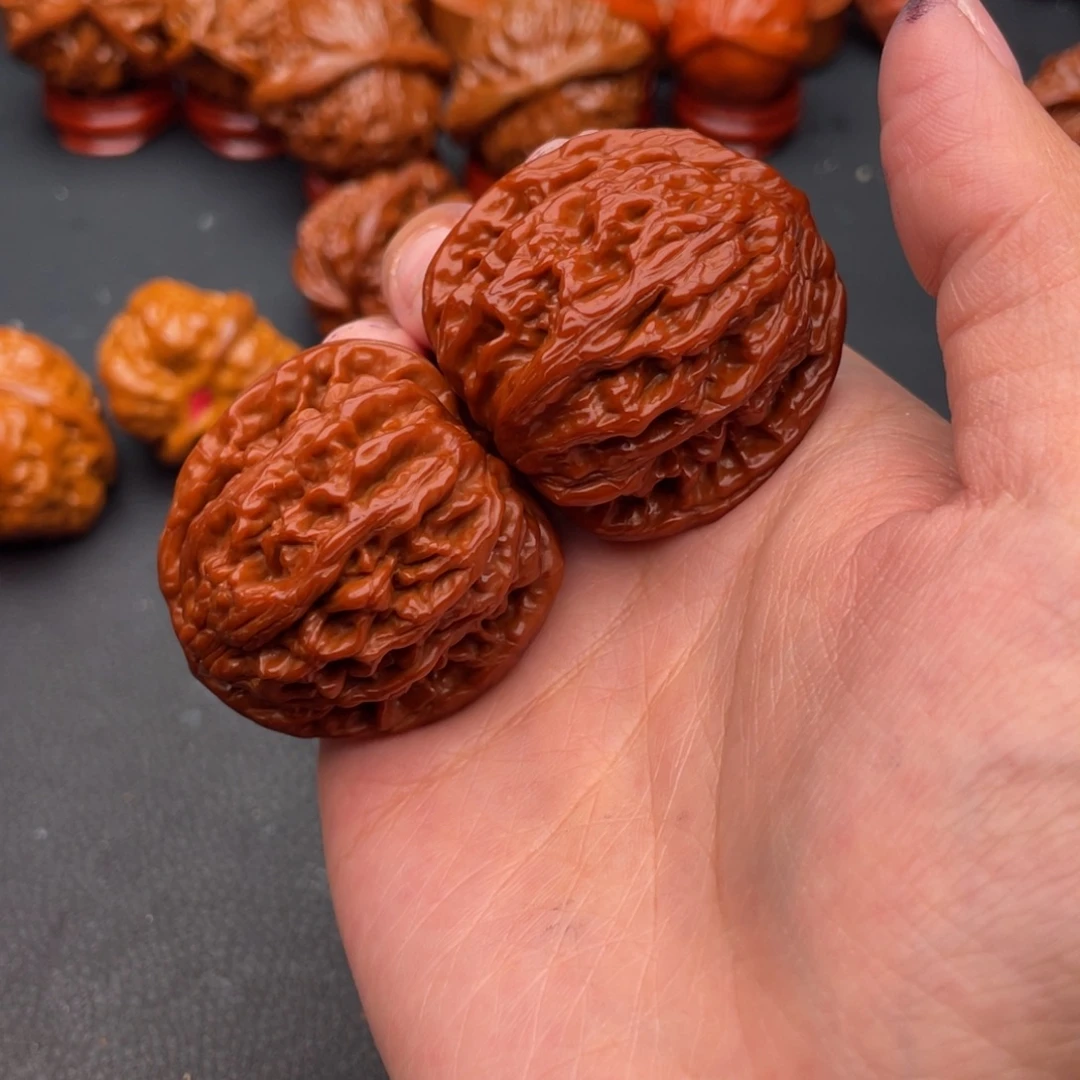 把件文玩核桃麦虎