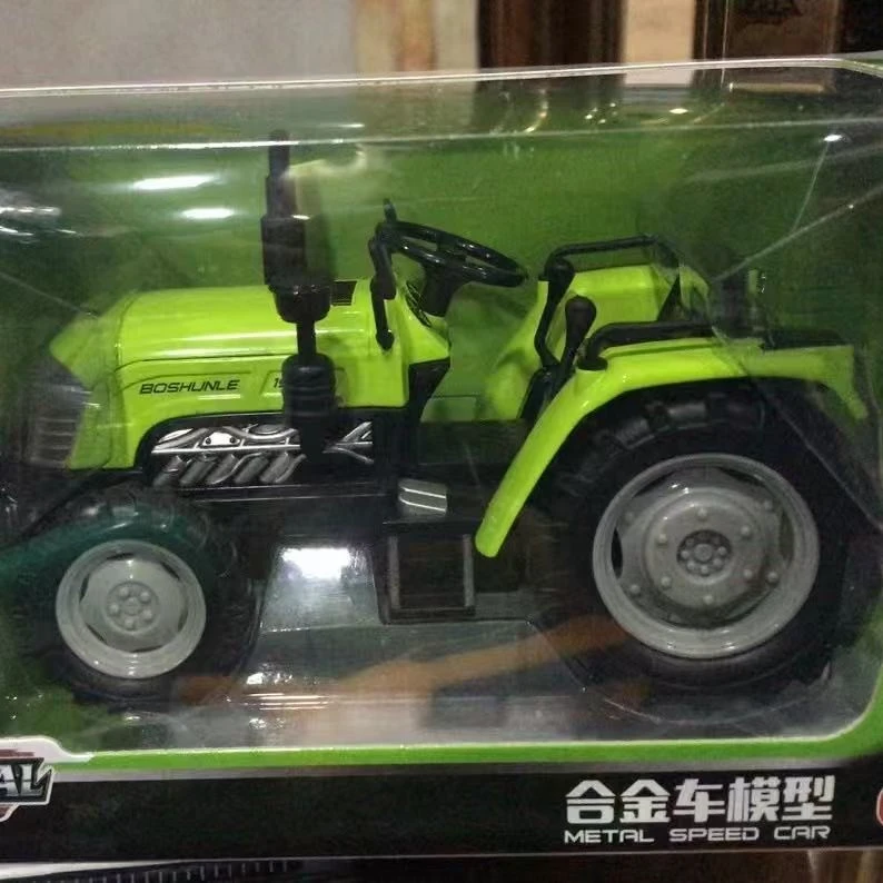 玩具拖拉机模型合金汽车模型金属农用车儿童玩具车小朋友快乐农场