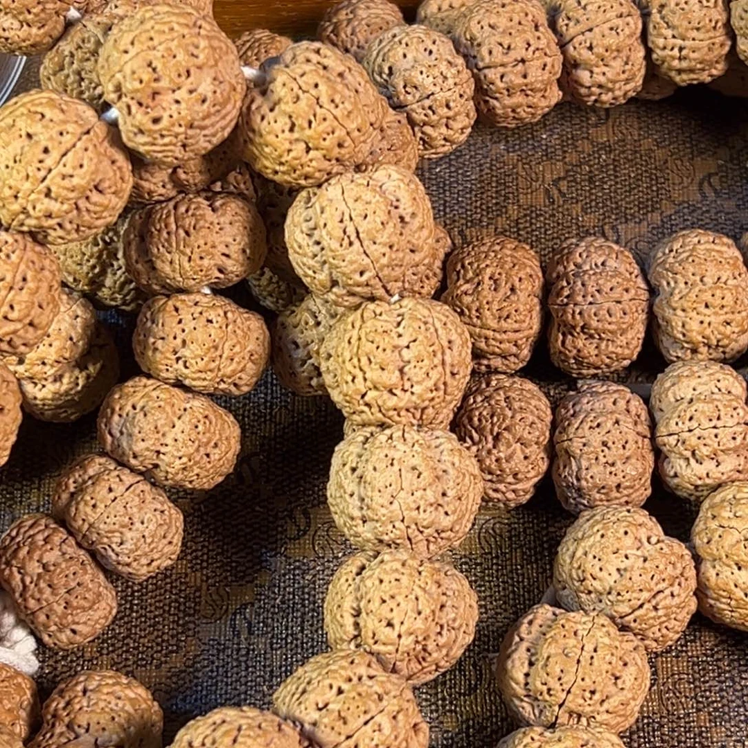 龙***龙金刚菩提吊坠原装姜黄皮25定制