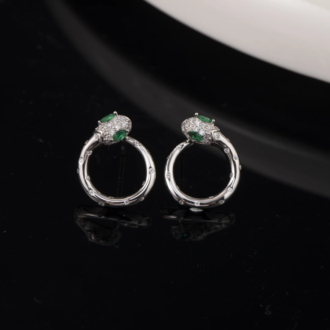 925银耳饰 【太原周嵘】气质百搭银蛇耳环个性小众蛇年礼物