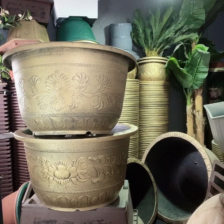 圆70两个有孔金色的