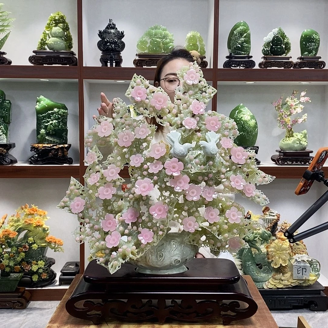 青***司玉山水摆件 玄关摆件