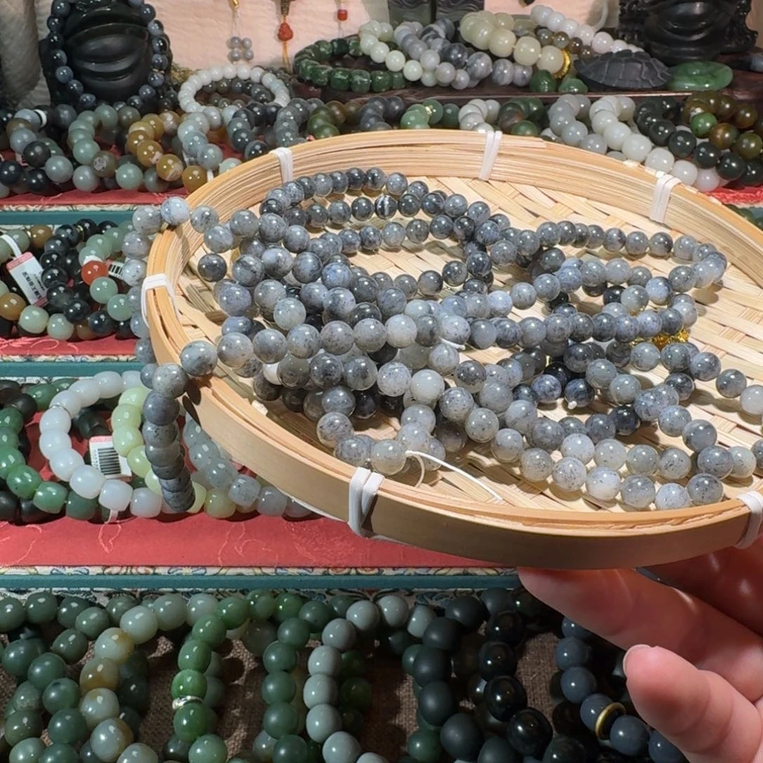 和田玉未镶嵌手链多样性拍一发一