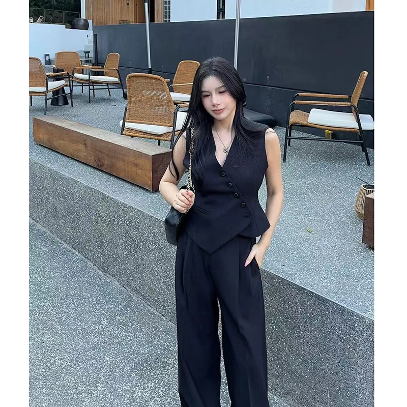 2025夏季时尚上衣休闲裤套装0119