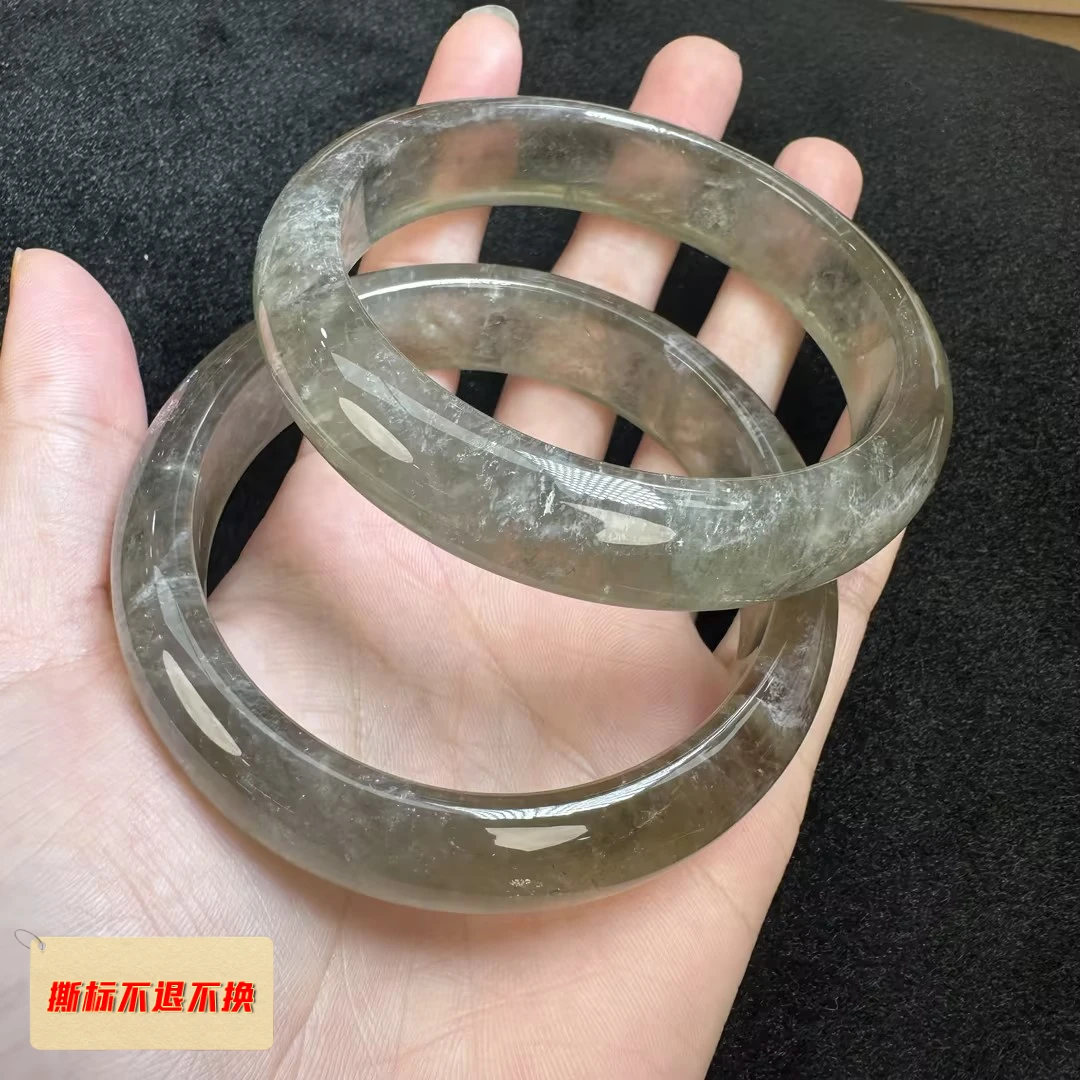 菲菲珠宝好+绿兔毛水晶手镯~多样性发一