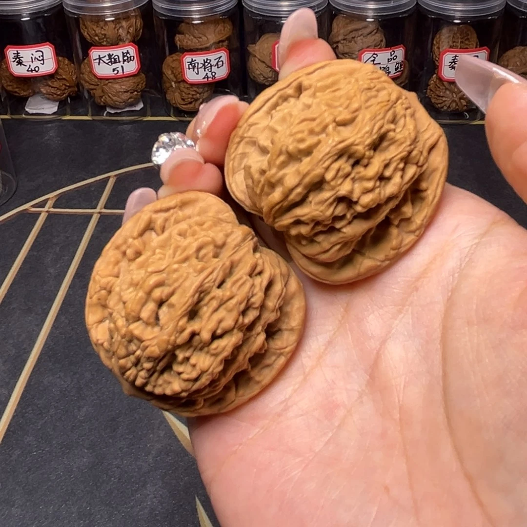 好***产吊坠文玩核桃虎头打底