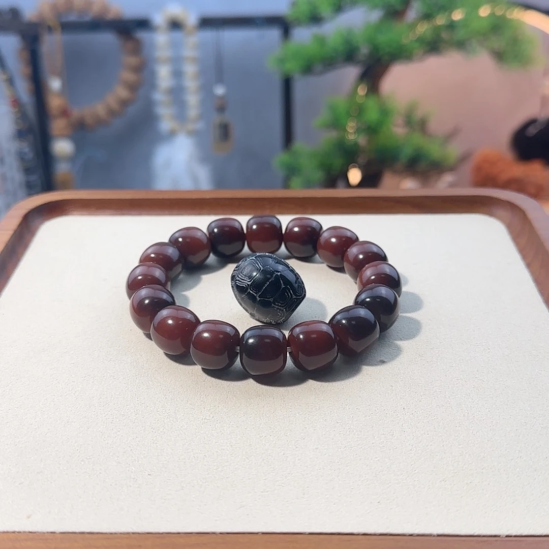 菩提根/象牙果吊坠冻梨龟甲设计款