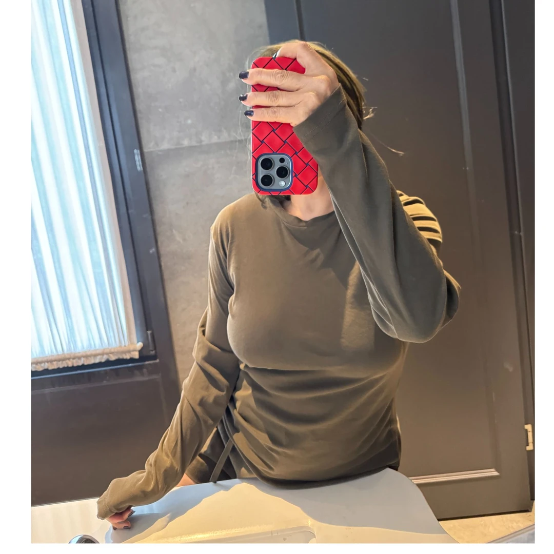 COCOLINDA  | 100%棉四色超薄面膜长袖T恤T2938