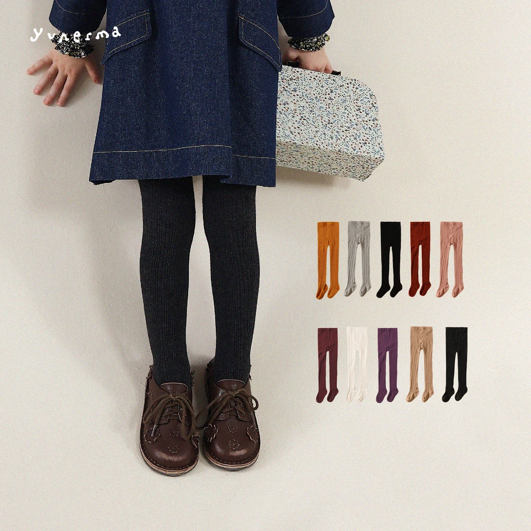 女童2025秋冬新款百搭连裤袜幼儿园宝宝洋气打底裤儿童冬季连脚裤