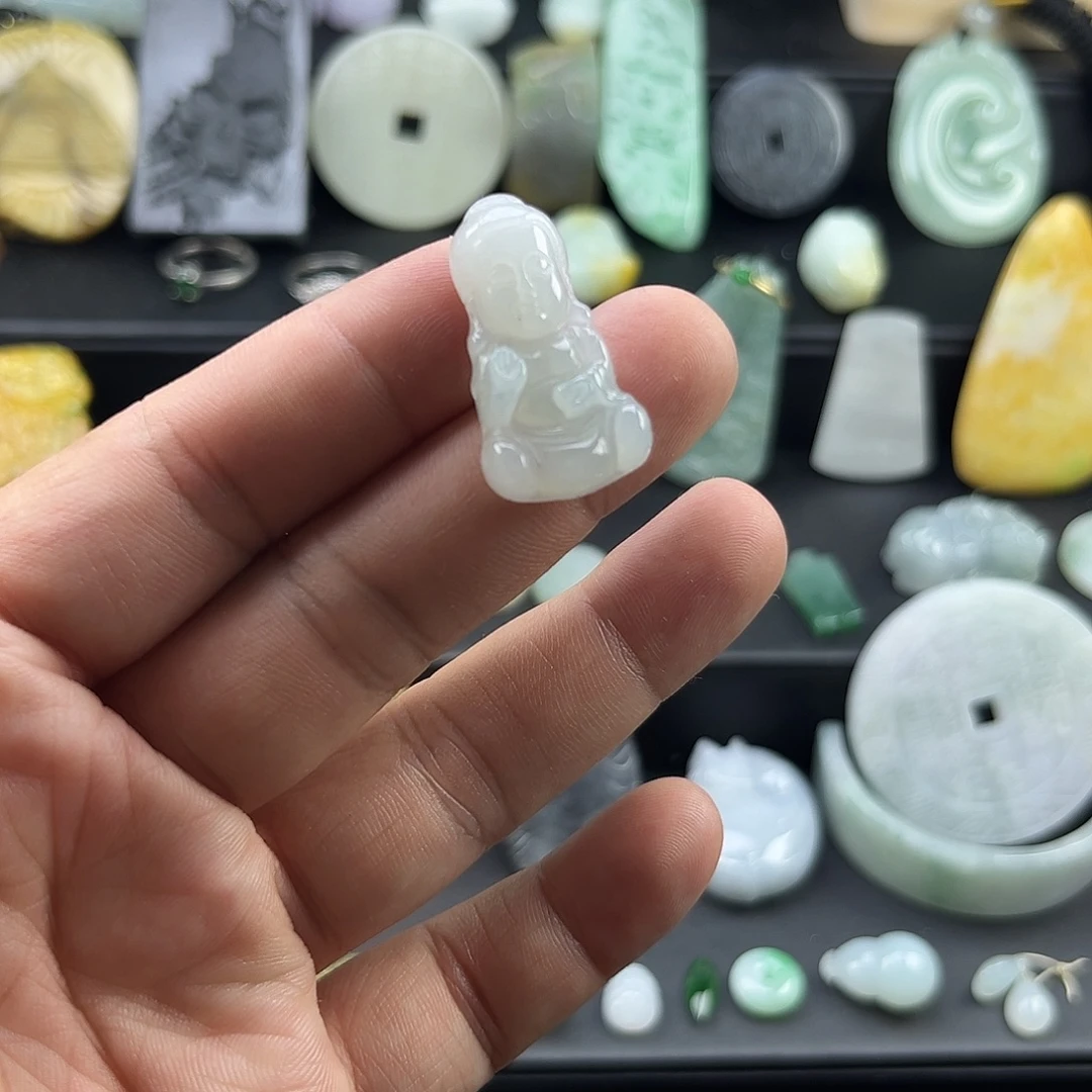未镶嵌挂件翡翠翡翠宝宝佛