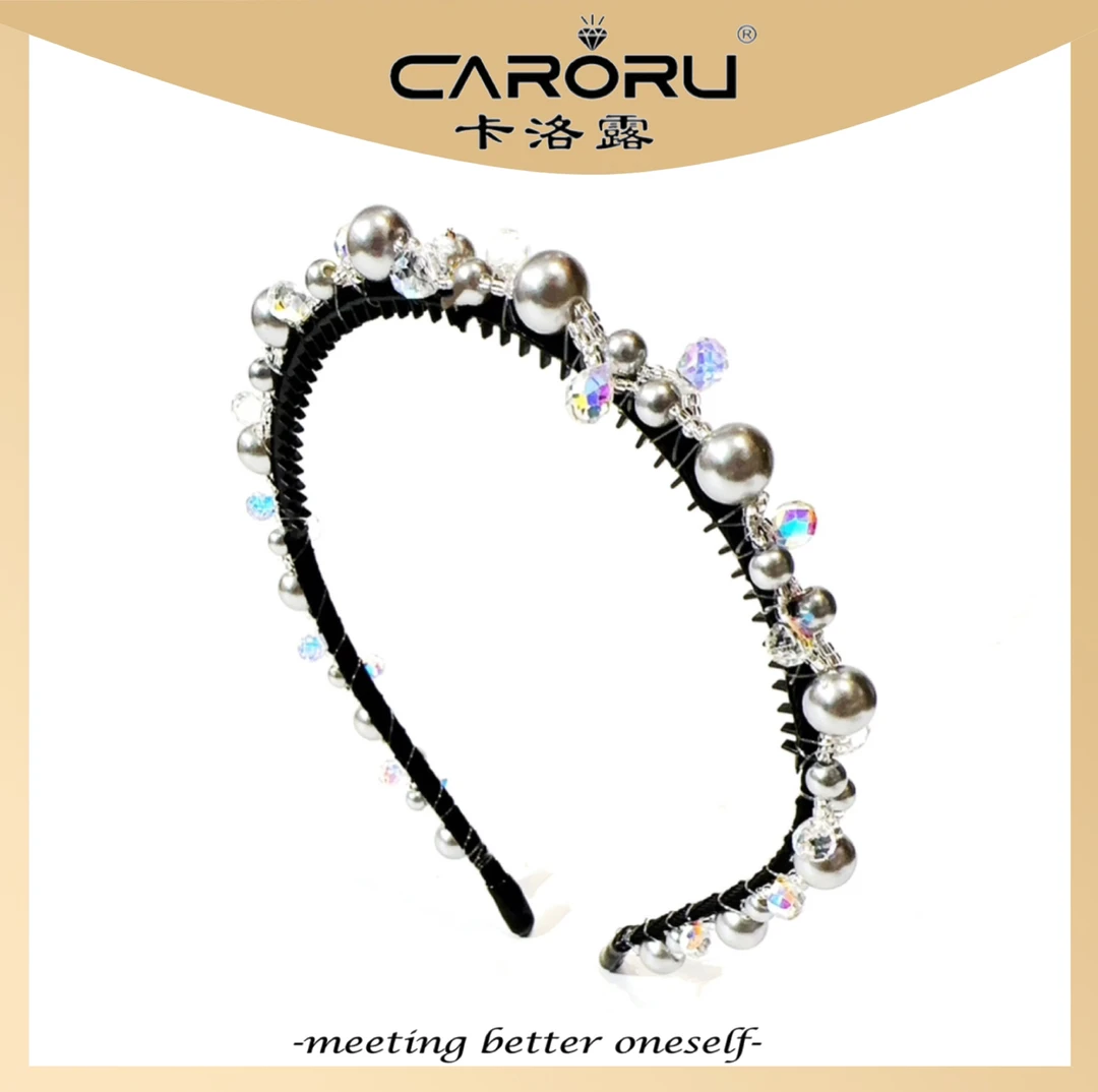CARORU/卡洛露【妙羽连珠．发箍】专柜正品原创高端气质发饰